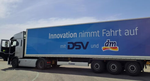 DSV och dm startar pilotprojekt med delvis automatiserad körning. Foto: DSV.