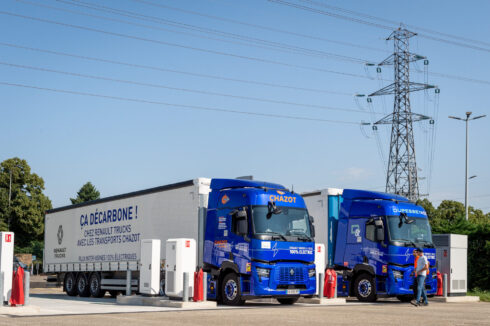 Renault Trucks arbetar på att elektrifiera ytterligare ett tiotal logistikflöden. Foto: Renault Trucks.