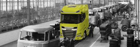 "Företagets grundare Hub och Wim van Doorne skulle knappt tro sina ögon om de kunde se produkterna 2024", säger Harald Seidel, vd för DAF Trucks. Foto: DAF Trucks.