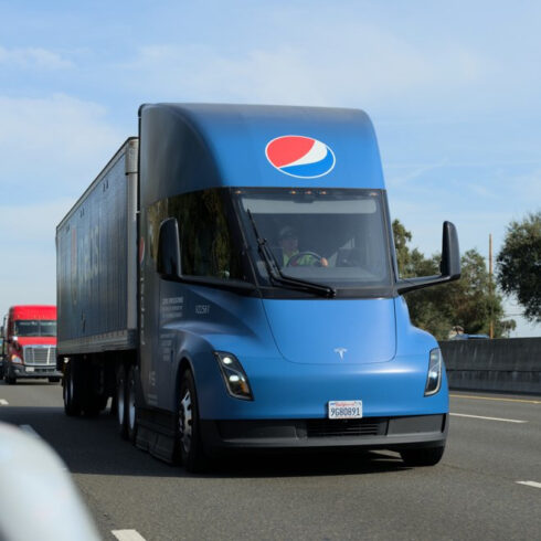 Ännu en försening för Tesla Semi. Foto: Tesla/Proffs arkiv.