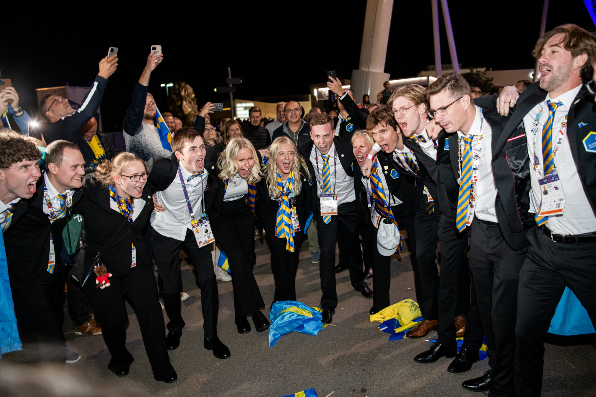  Här det svenska Yrkeslandslaget. Foto: WorldSkills Sweden/Viktor Fremling. 