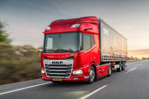 DAF XD utsågs till bästa irländska dragbil. Foto: DAF Trucks.