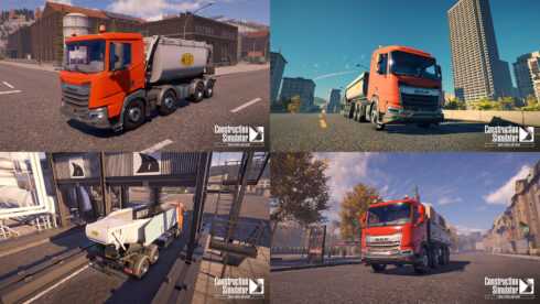 I Construction Simulator kan du nu hitta Daf:s anläggningsfordon. Foto: DAF Trucks.