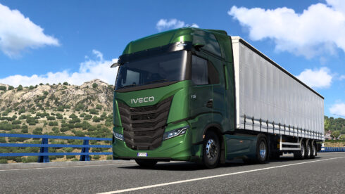 Simulatorn har Artic-konfigurationen av Iveco S-Way. 