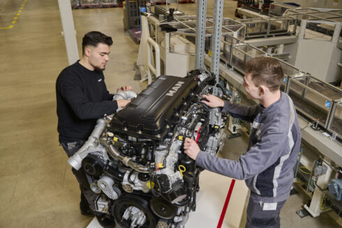 MAN:s D30 blir företagets sista nyutvecklade dieselmotor. Foto: MAN Truck & Bus.